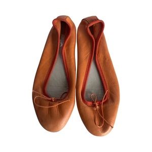 BeC orange vintage ballet flats size 36